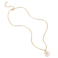 Mother of Pearl Cros Necklace